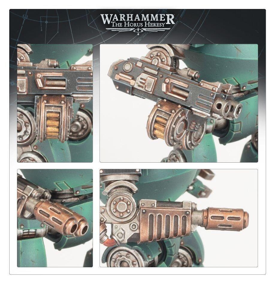 Close-up of dreadnought weapon mount options 6