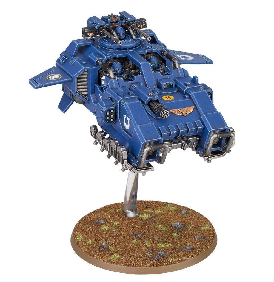 Storm Speeder Hailstrike variant firing on infantry