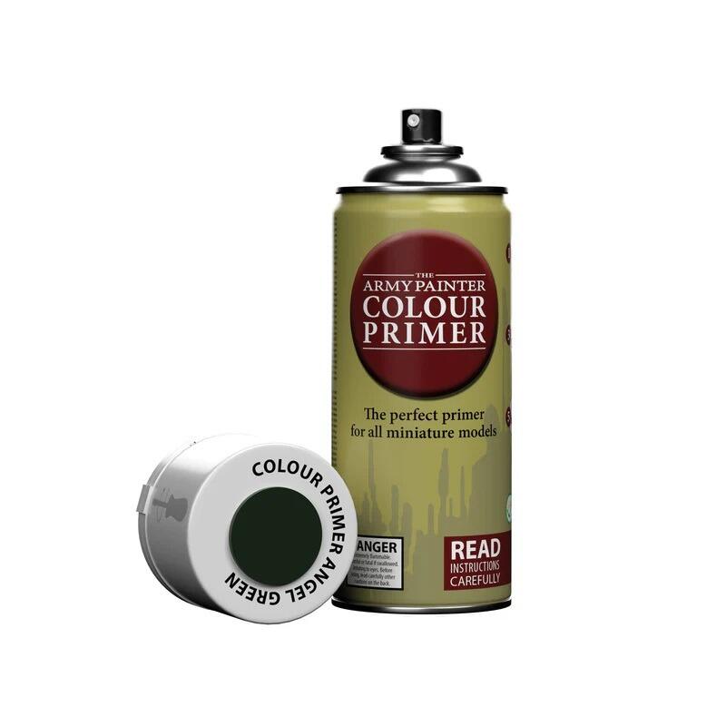 Army Painter Colour Primer Angel Green spray can
