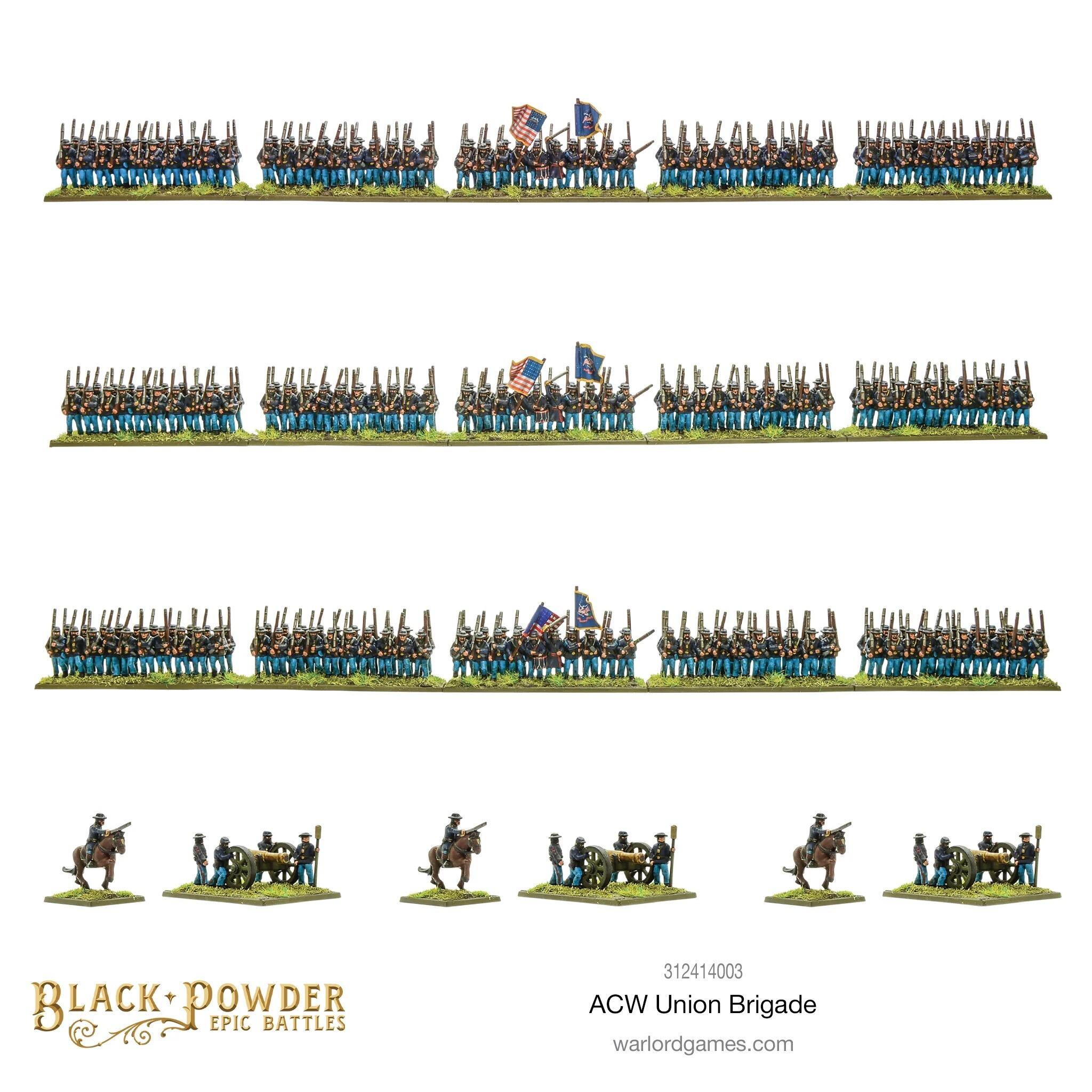 Black Powder Union Brigade miniatures