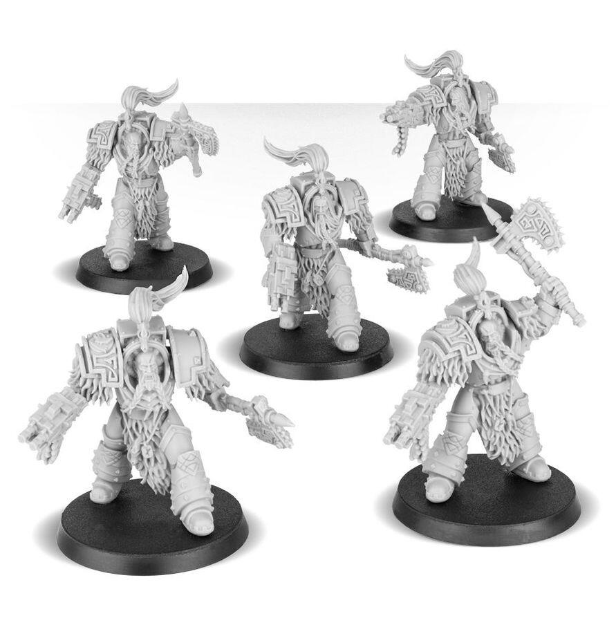 Varagyr Terminator Squad miniatures assembled