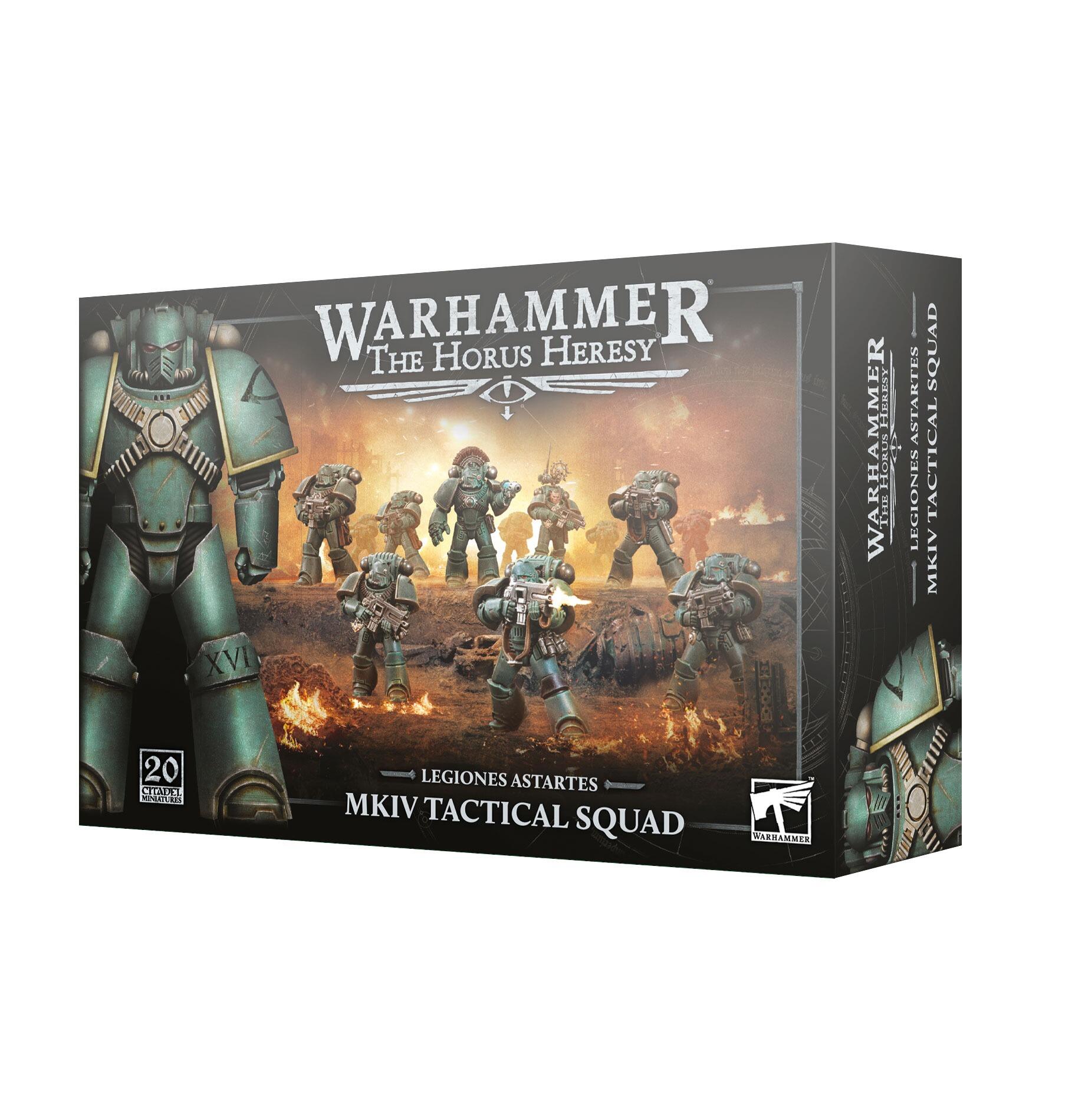 Warhammer The Horus Heresy MkIV Tactical Squad box front