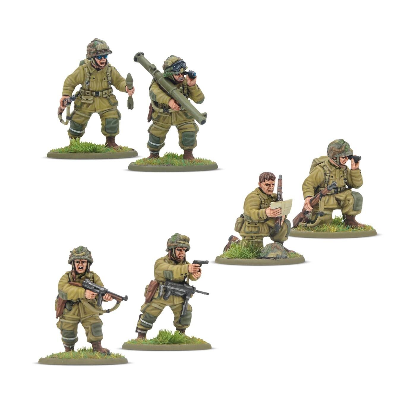 US Airborne heavy weapons teams in action