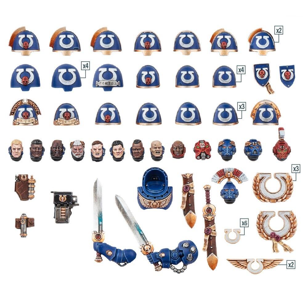 Ultramarines Upgrades and Transfers set – Warhammer 40k | Warmodels.co.uk