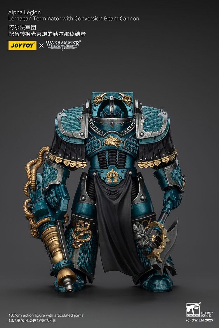 JOYTOY Warhammer 40K Alpha Legion Legion Praetor in Cataphractii