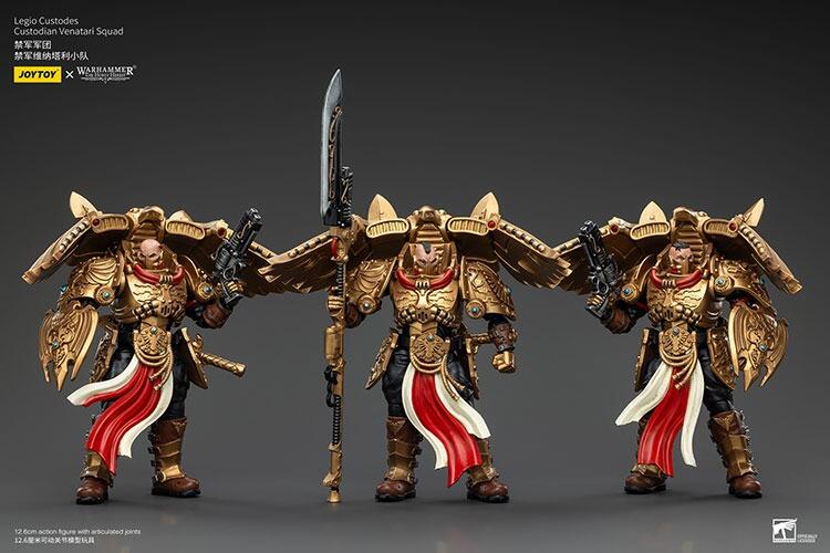 Warhammer 40K Legio Custodes – Squadra Custode Venatari – Montato E Dipinto A Mano