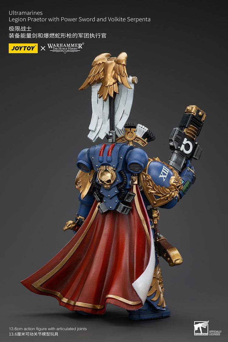 JoyToy Ultramarines - Legion Praetor With Power Sword And Volkite Serpenta - 1/18