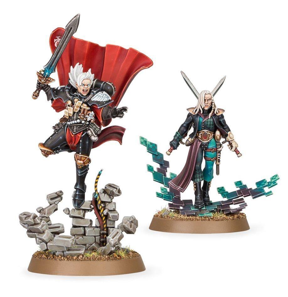 Painted Daemonifuge set with scenic bases