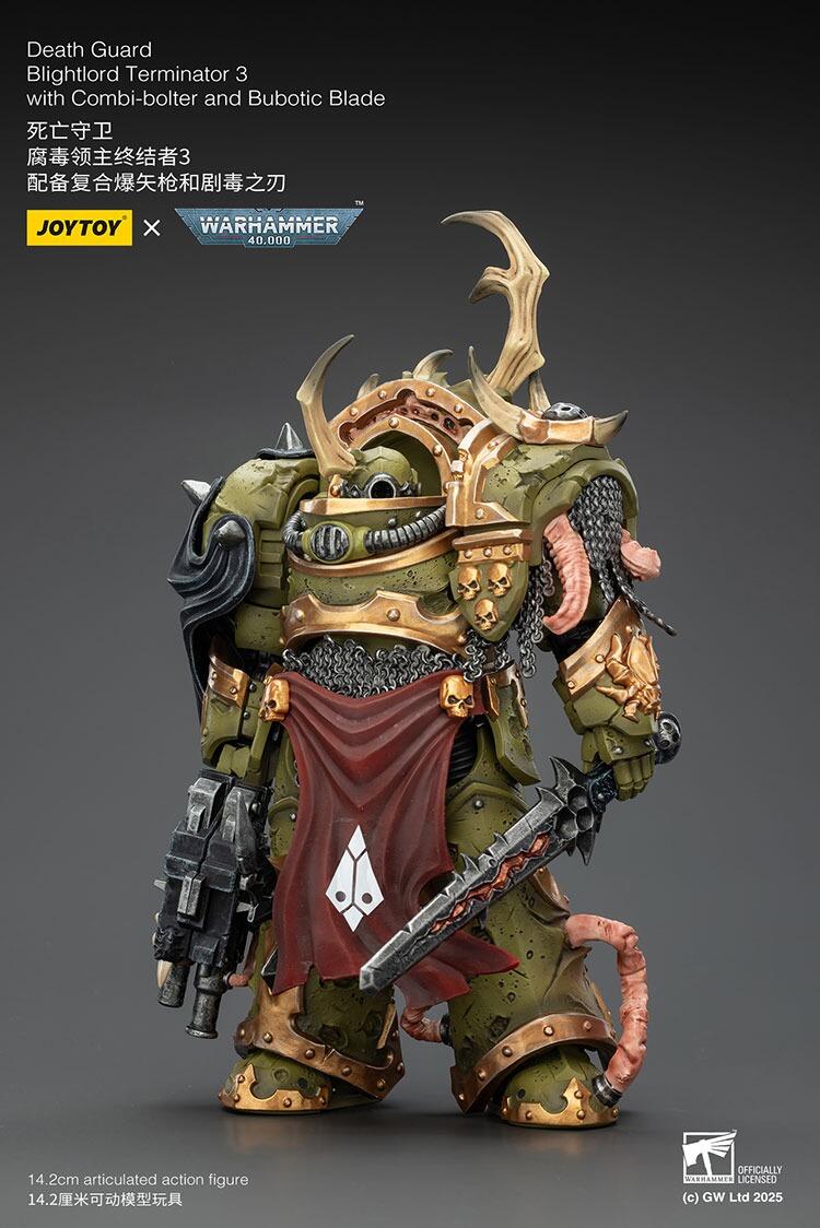 Side view showing combi-bolters and blight claws