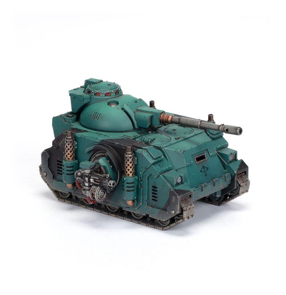 Predator with lascannon sponsons and pintle gun