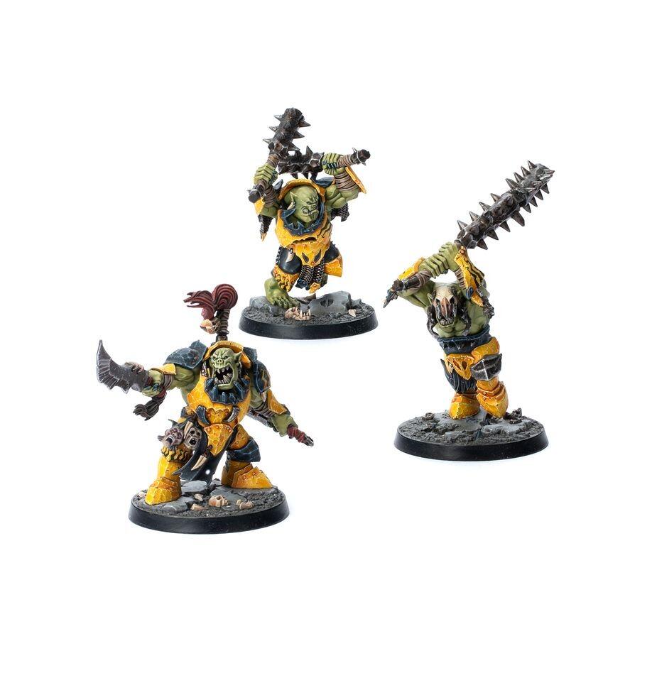 Destruction warband deployed in Warcry game