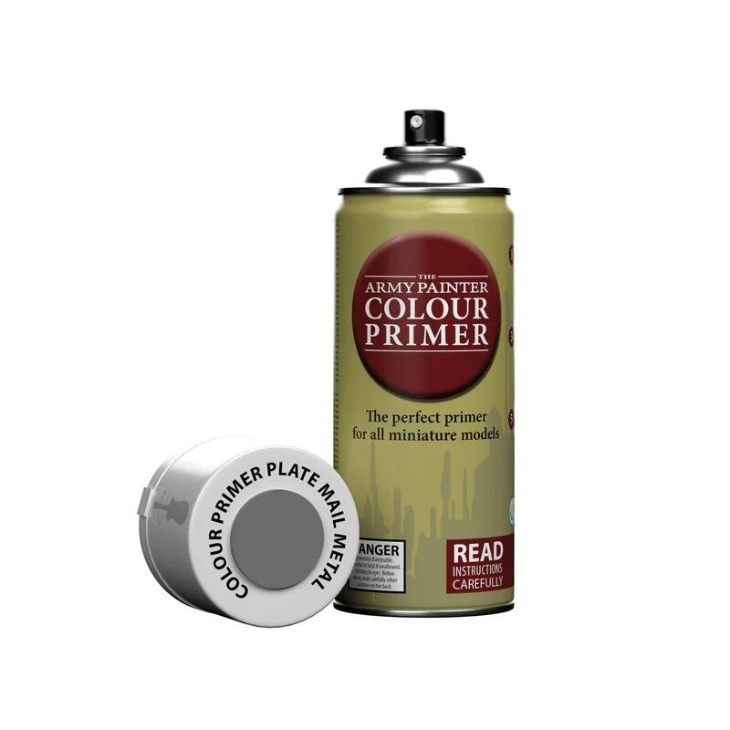 Army Painter Plate Mail Metal spray can front