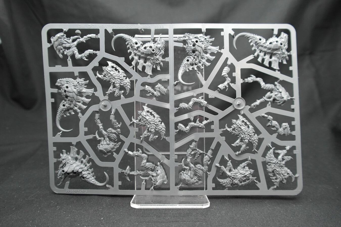 Barbgaunts on sprue - Total layout