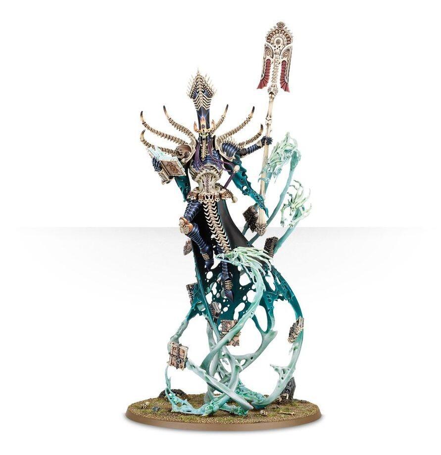 Nagash miniature assembled