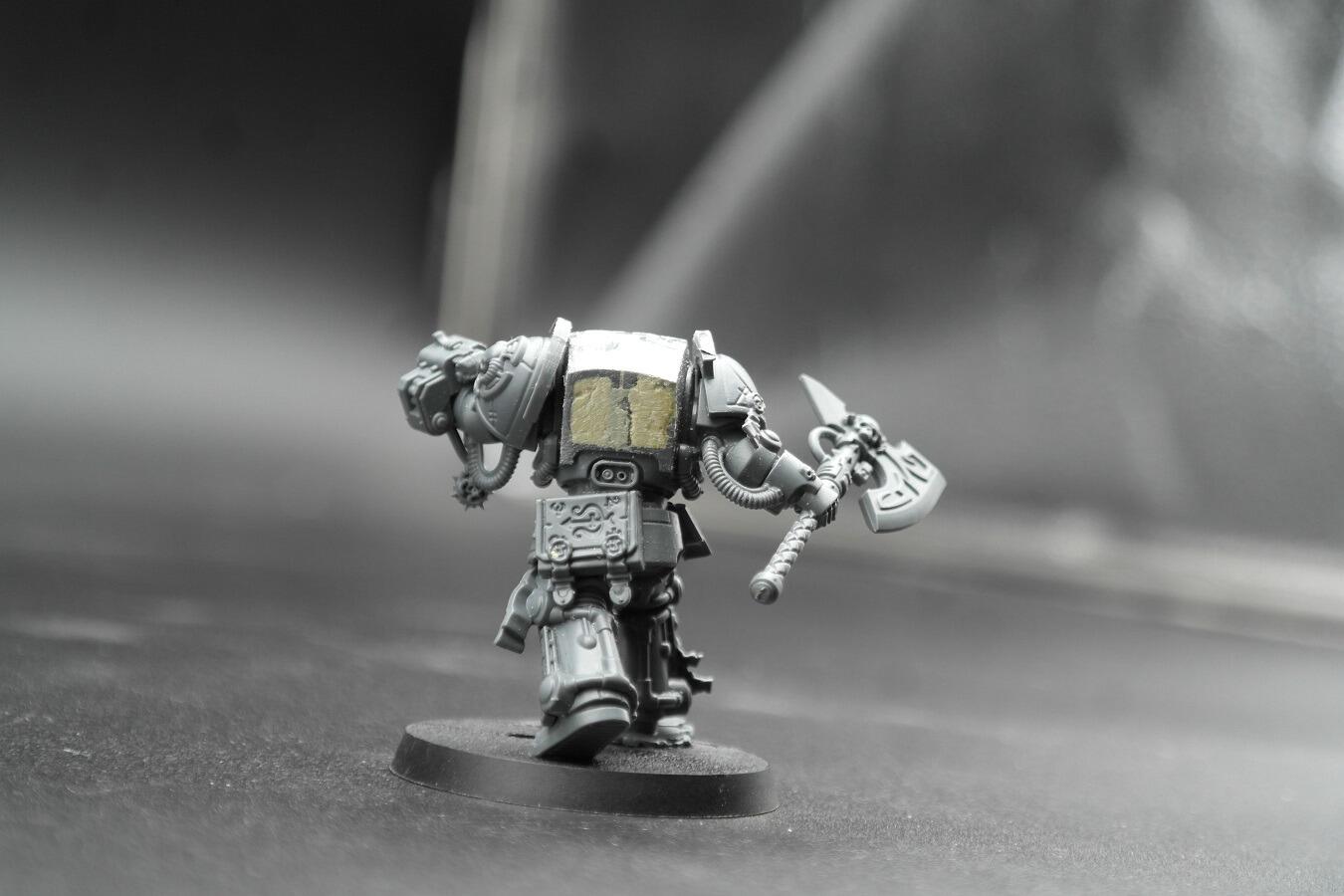40k Terminator Rear Pre-Loved Librarian Terminator Armour Space Marines 40k | Warmodels.co.uk