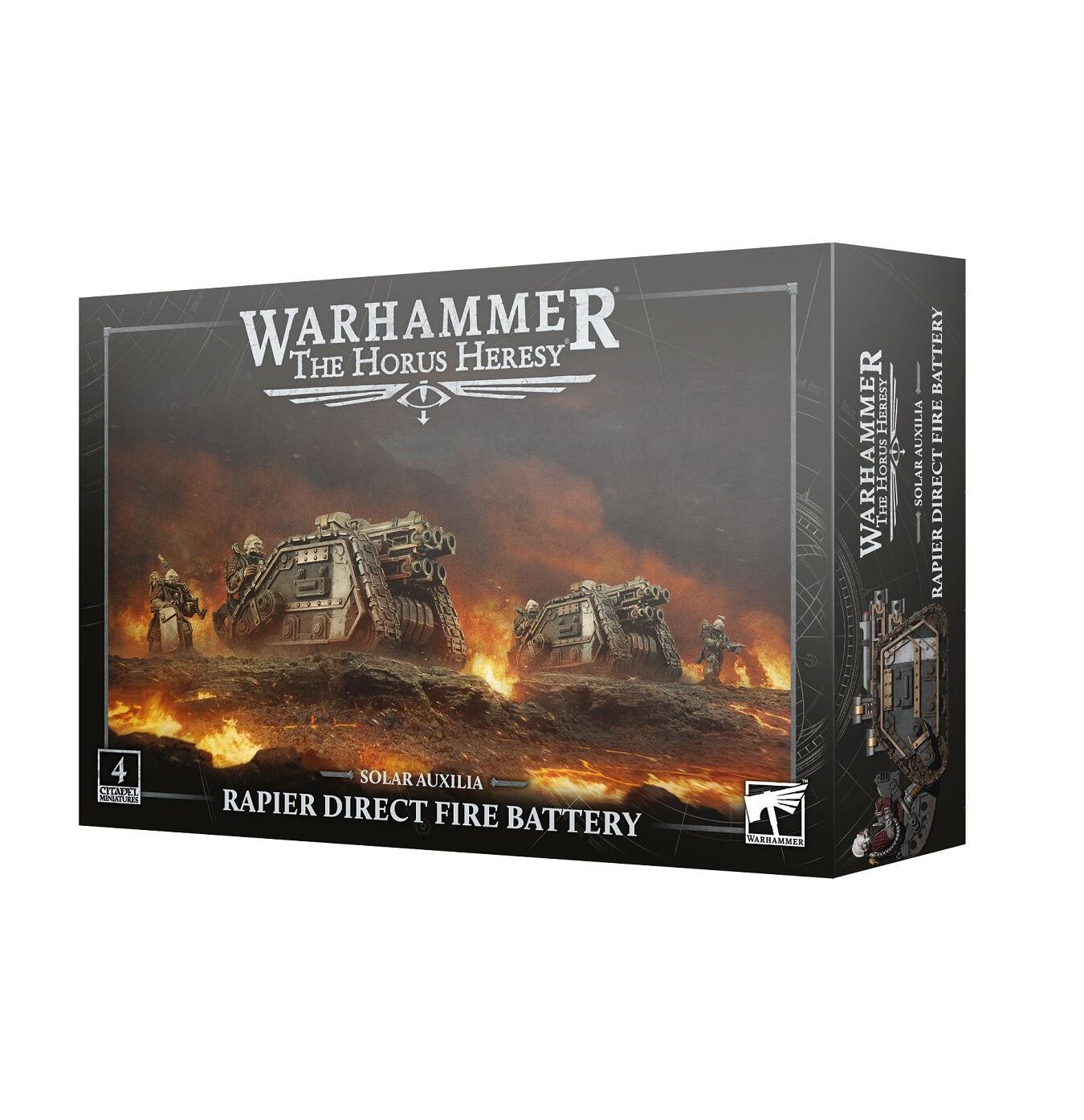 Rapier Direct Fire Battery miniatures assembled