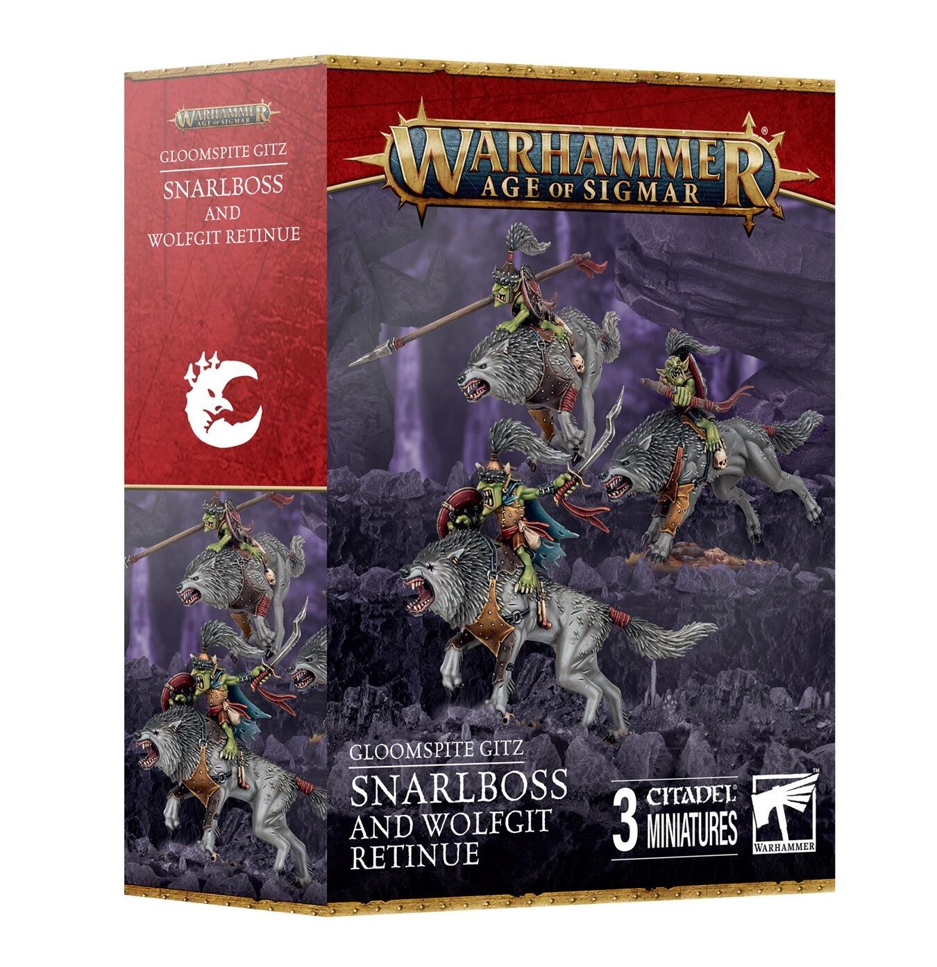 Gloomspite Gitz Snarlboss and Wolfgit Retinue – Warhammer Age of Sigmar