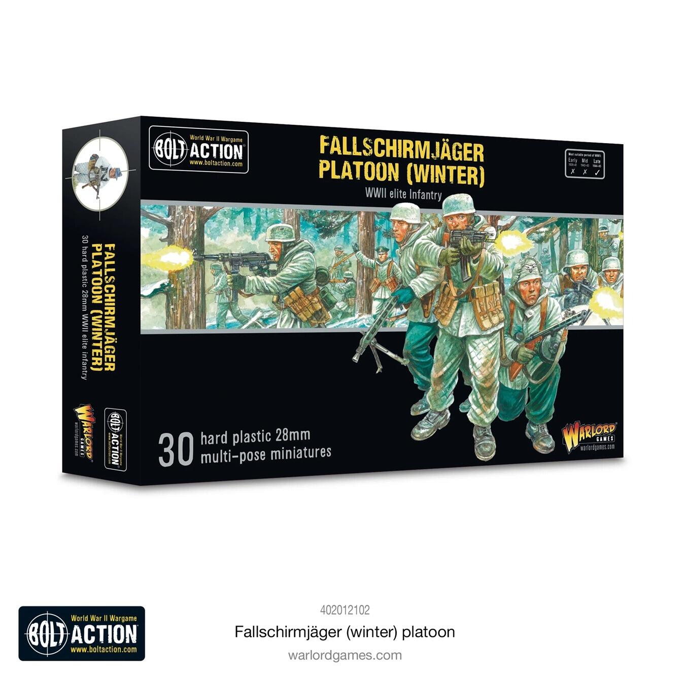 Fallschirmjäger (Winter) Platoon – Elite German Paratroopers for Bolt Action | Warmodels.co.uk