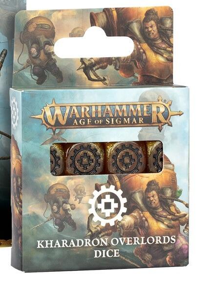 kharadron overlords glitter yellow dice full set