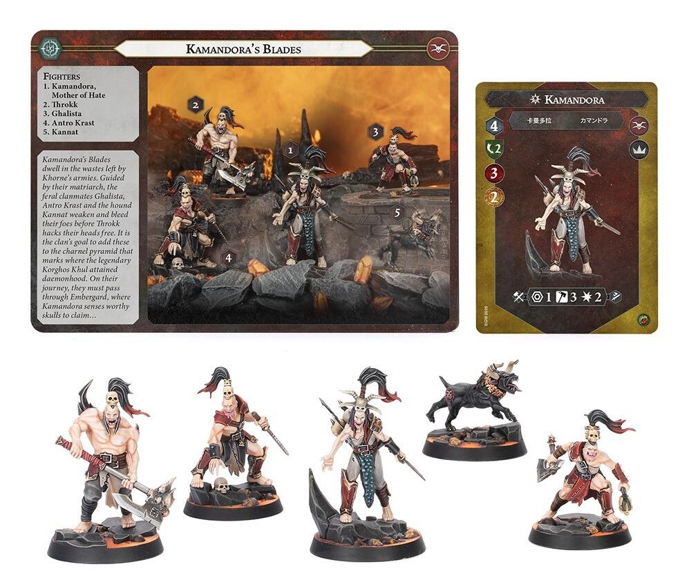 kamandora’s blades warband box set front