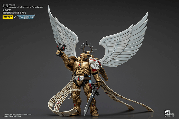 blood angels sanguinor with wing detail