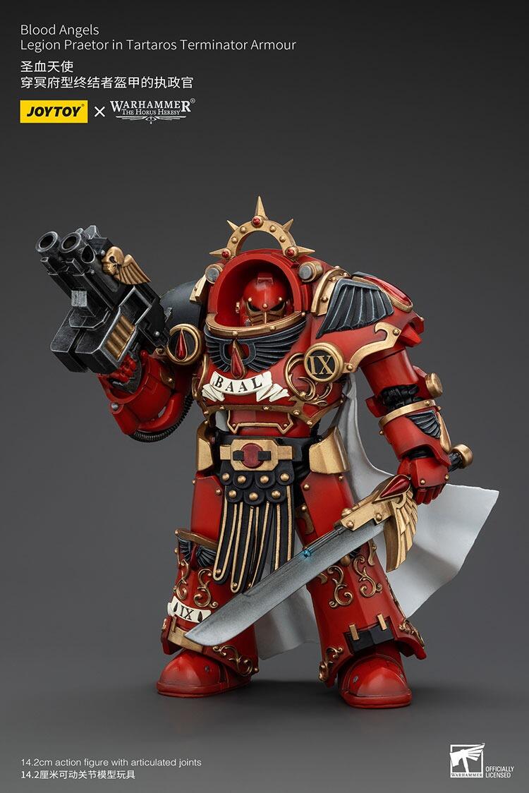 blood angels commander with tartaros armour