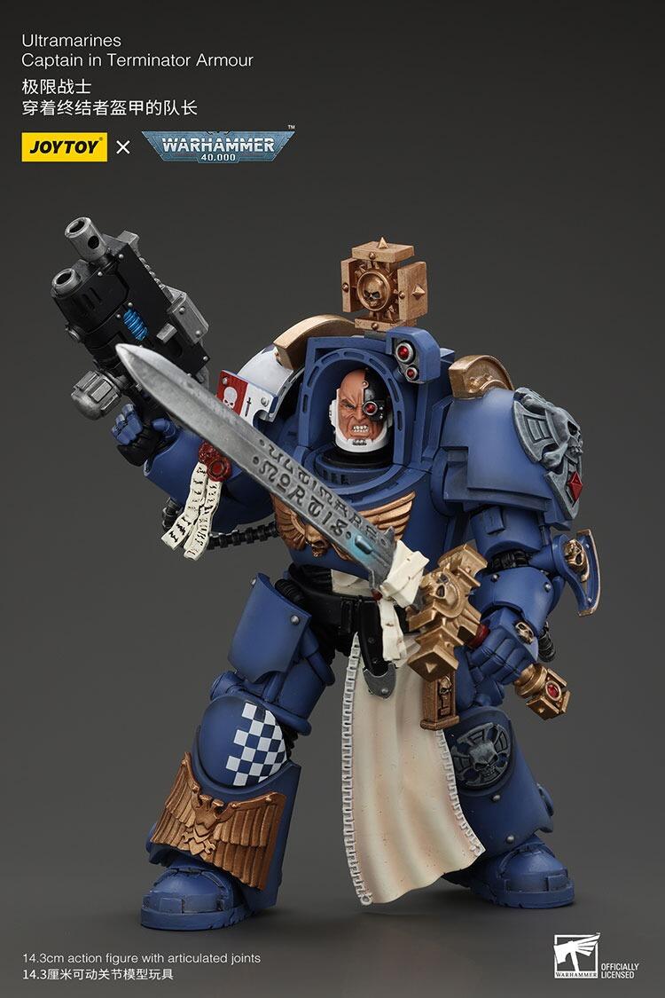 Ultramarines HQ 1/18 scale JoyToy figure profile