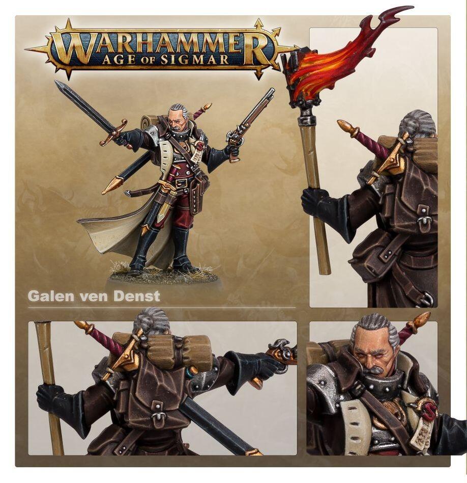 Galen ven Denst charging with blade drawn