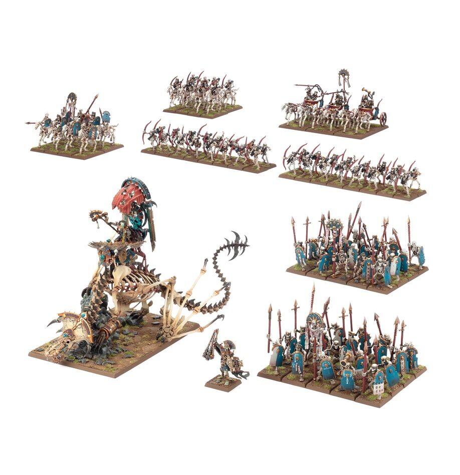 Figurine Warhammer - Necrotect Rois Des Tombes - Citadel Finecast - Neuf (Démonté Non Peint)