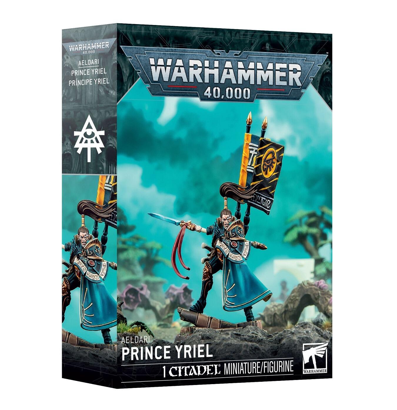 Prince Yriel miniature assembled