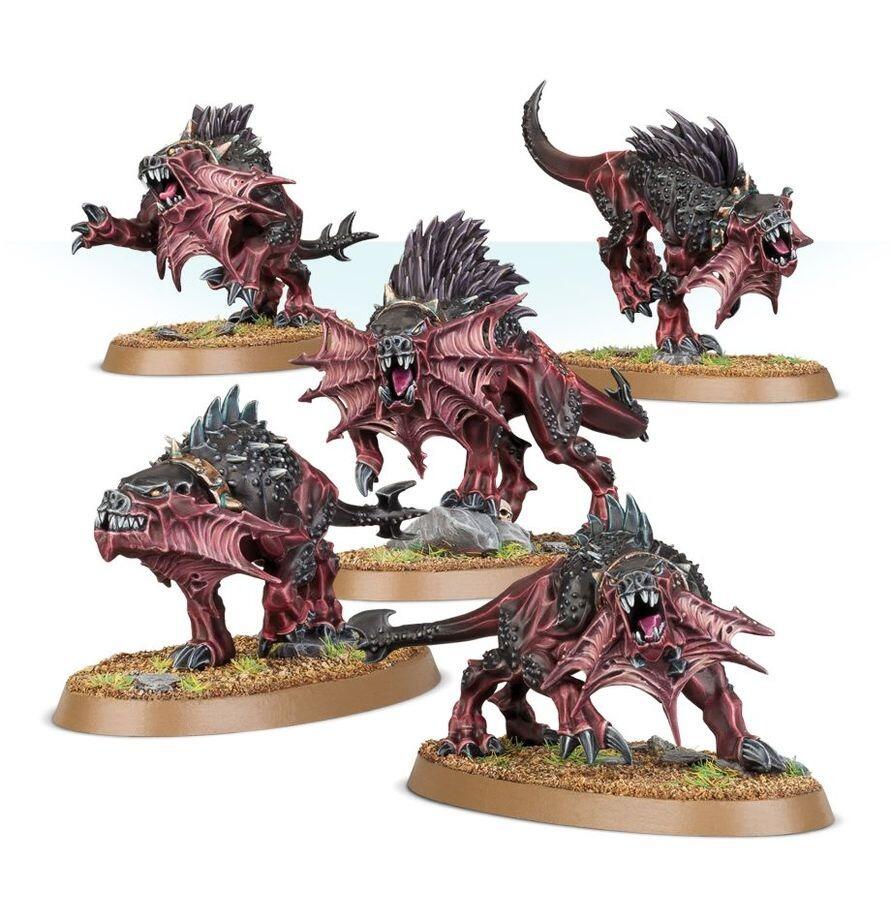 Flesh Hounds miniatures assembled