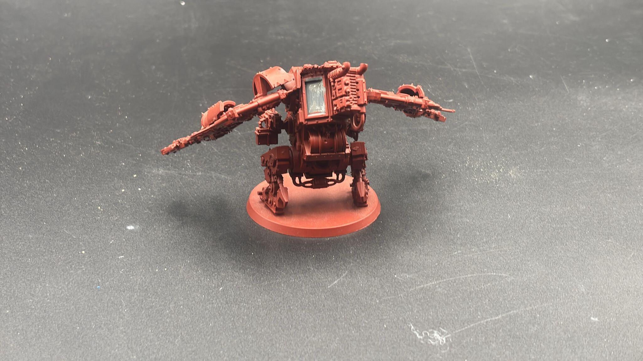 Pre-loved Deff Dread REF-103 Orks Warhammer 40k fully built rear view