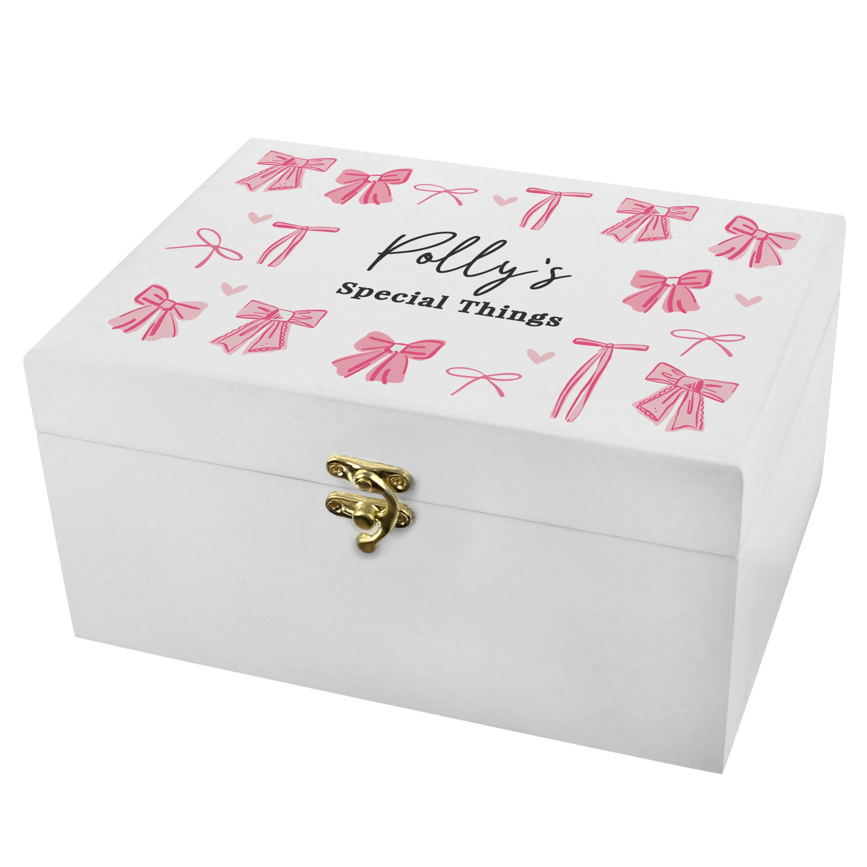 Personalised Bow Storage Box