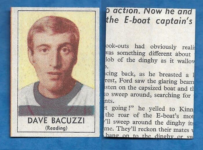 Reading Dave Bacuzzi 1970