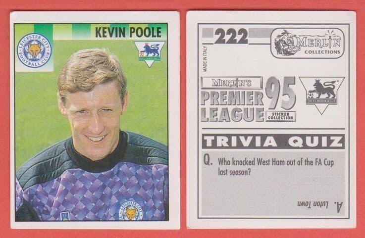 Kevin Pool Leicester City Kevin Poole