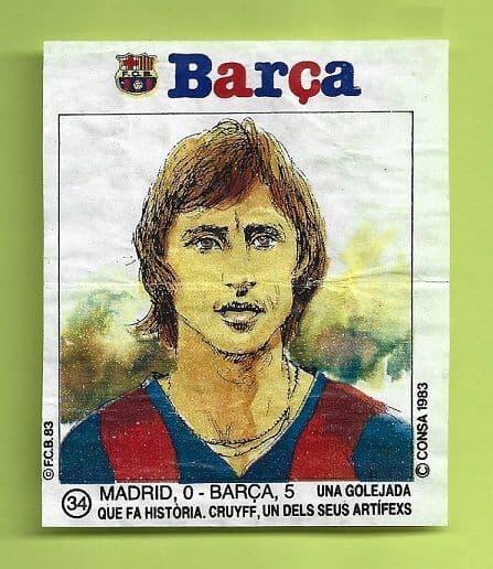 Johan Cruyff jouant pour Barcelone en 1978 - Photo et Tableau - Editions Limitées - Achat / Vente