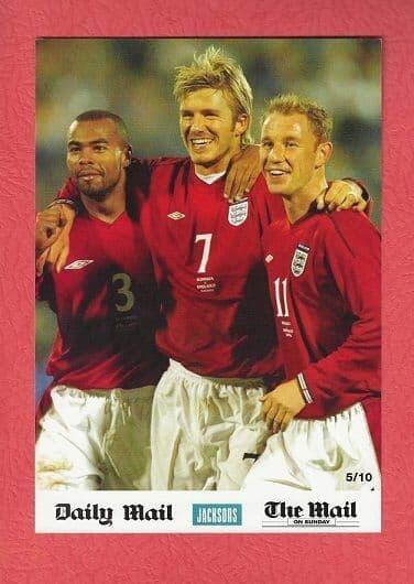 England Ashley Cole David Beckham Nicky Butt 5 Jack
