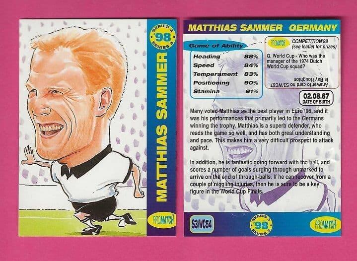 Germany Matthias Sammer WC54