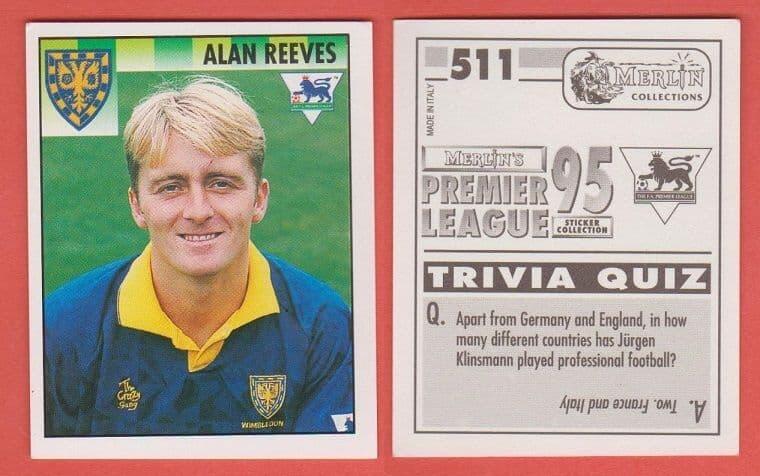 Wimbledon Alan Reeves 511