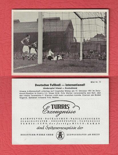 RARE Ireland v Germany 1951