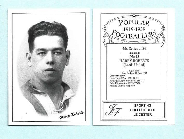 Harry Roper Leeds Leeds United Harry Roberts 13 4