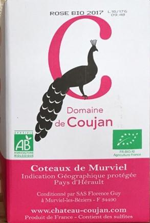 Chateau Coujan Rose 2019 5 Litre Bag in Box