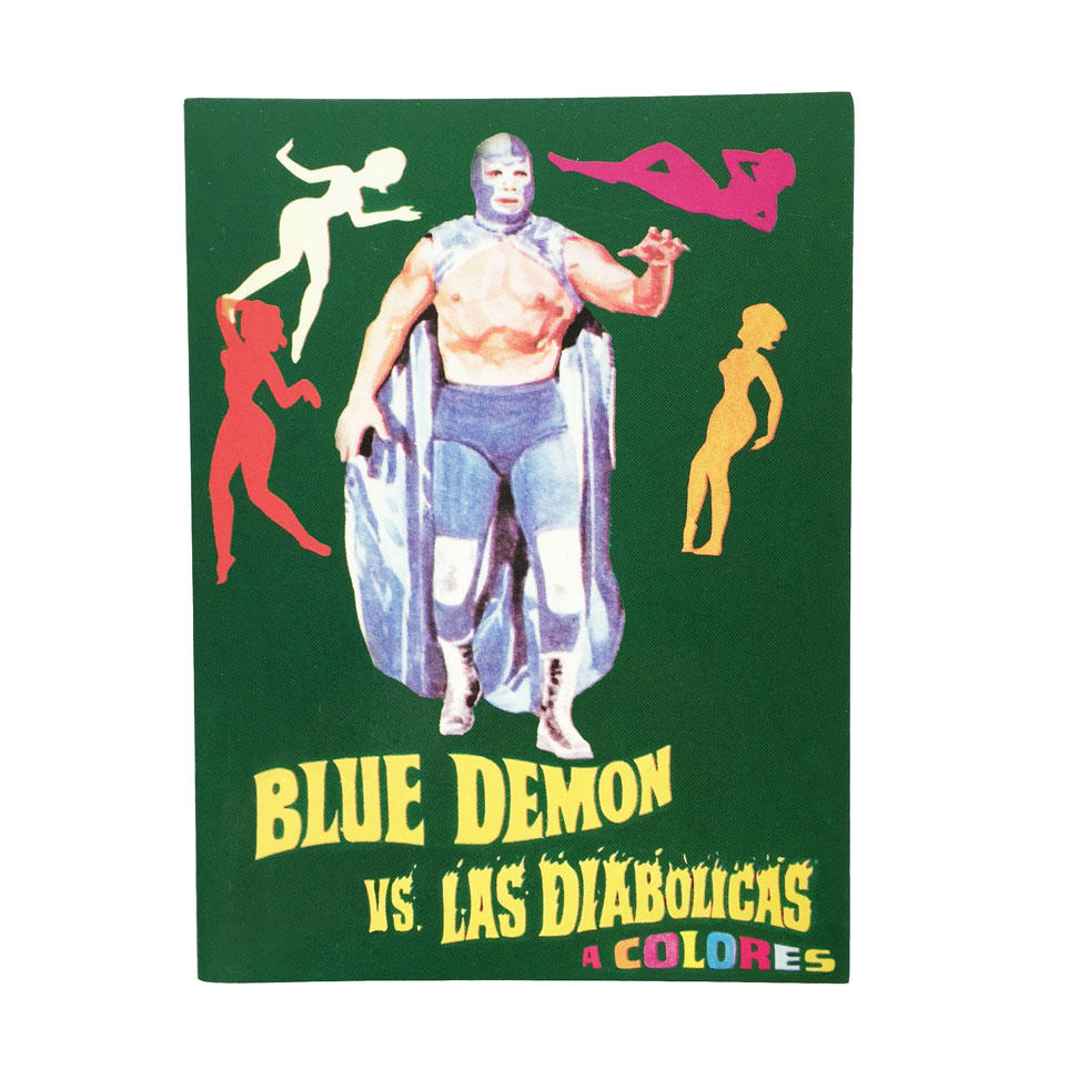 Mexican Lucha Libre Blue Demon Notebook
