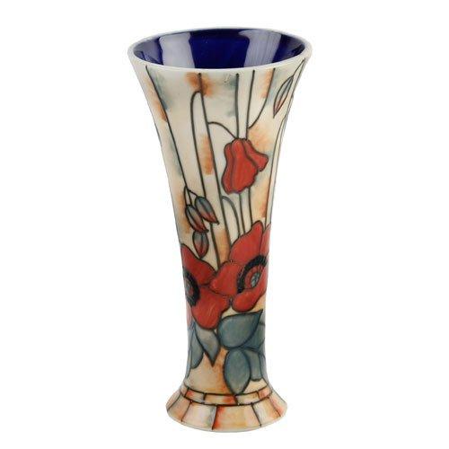 Old Tupton Ware Yellow Poppy Design 20cm Tall Vase