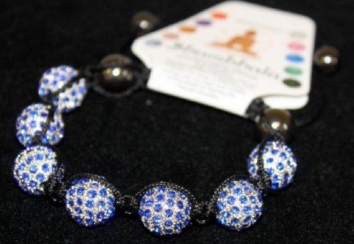 Shambhala Bracelet Sapphire 14mm Beads