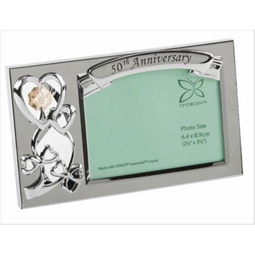 50th Anniversary Crystocraft Photo Frame