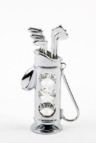 Golf Bag and Clubs with Swarovski Crystals