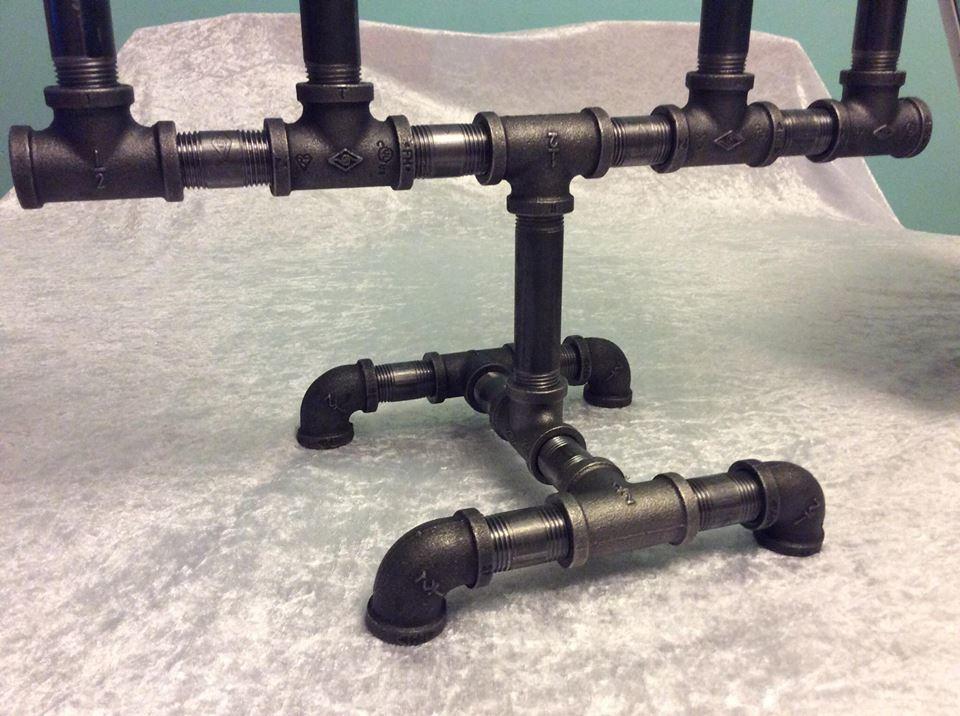 Industrial Pipe Candle Holder