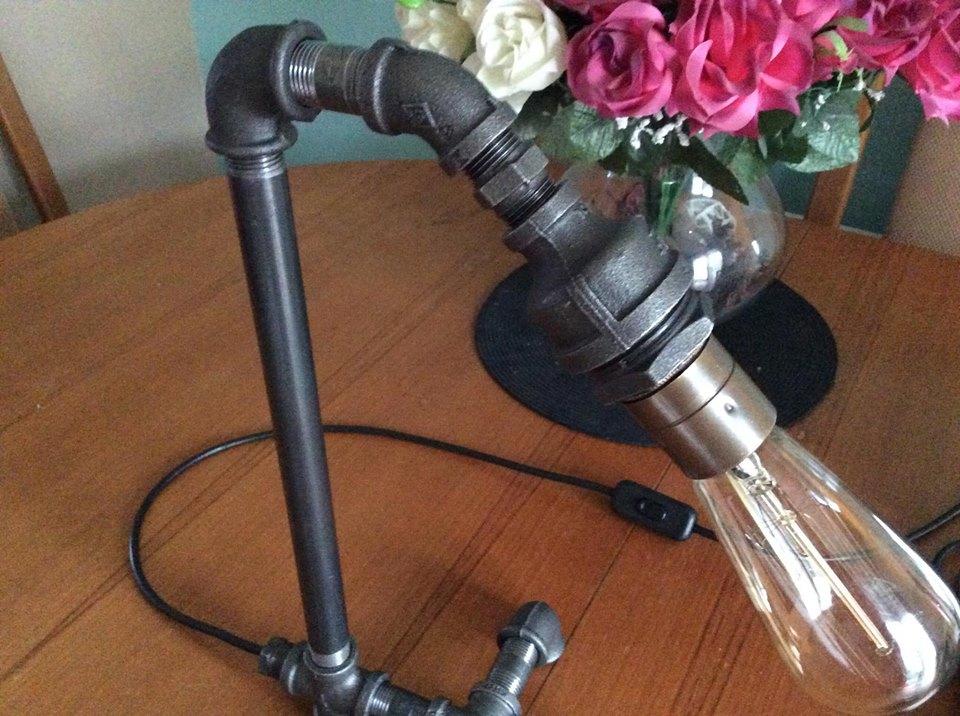 Industrial Steel Pipe Table Lamp - Ranger