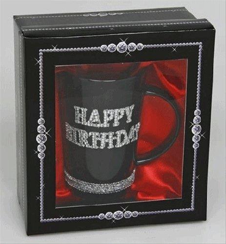Happy Birthday Black Latte Mug